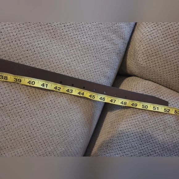 New Nike Reversible Men's Black & Brown XL 42-44 silver texture belt buckle - Picture 11 of 16